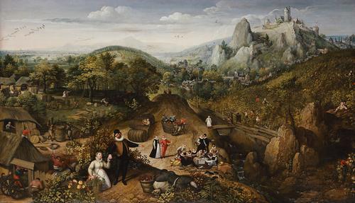 Lucas van Valckenborch Herbstlandschaft